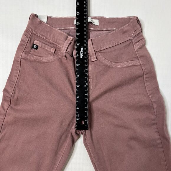 Kancan Jeans Women's Size 24x30 Skinny, Mauve Pink, Low Rise - Picture 4 of 11